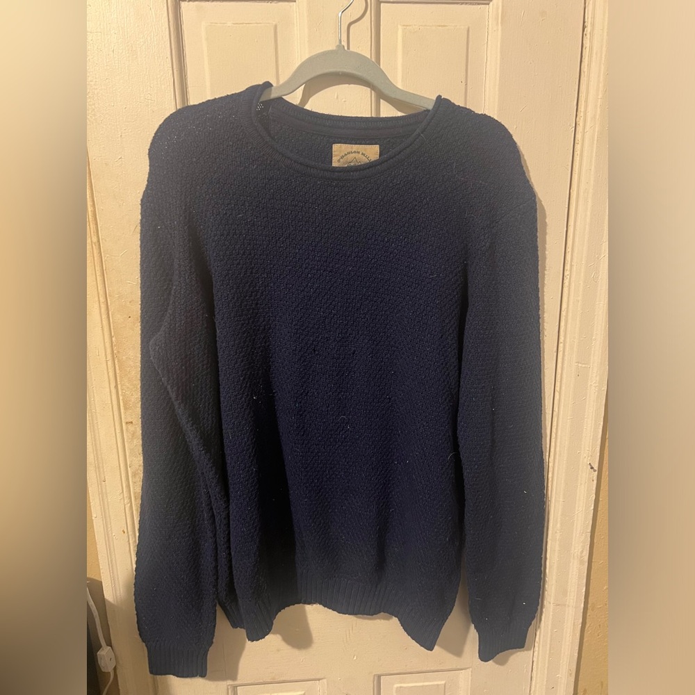 Navy sweater